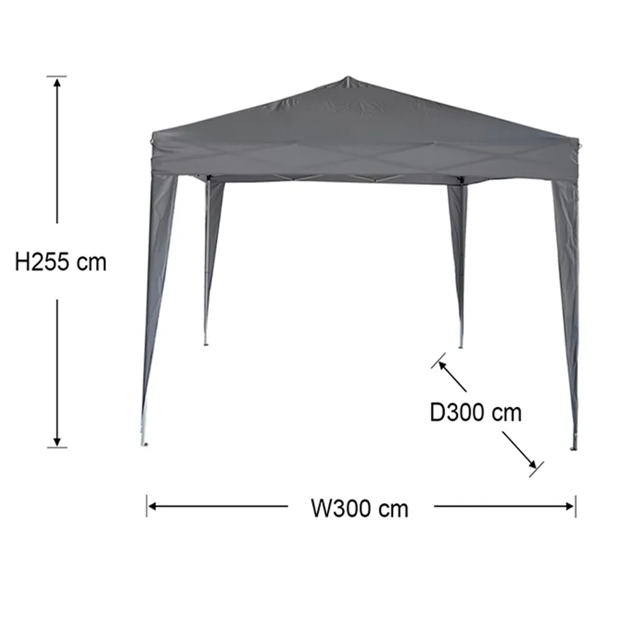 Amaya Deluxe Portable Folding Gazebo with Adjustable Height