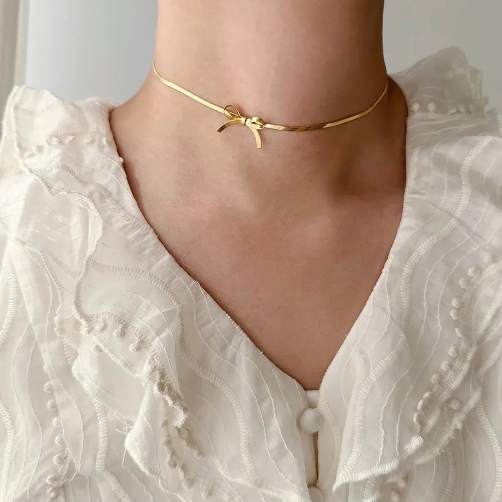 Bow Tie Flat Chain