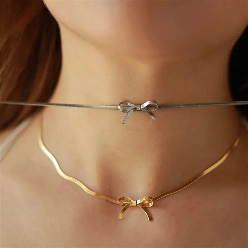 Bow Tie Flat Chain