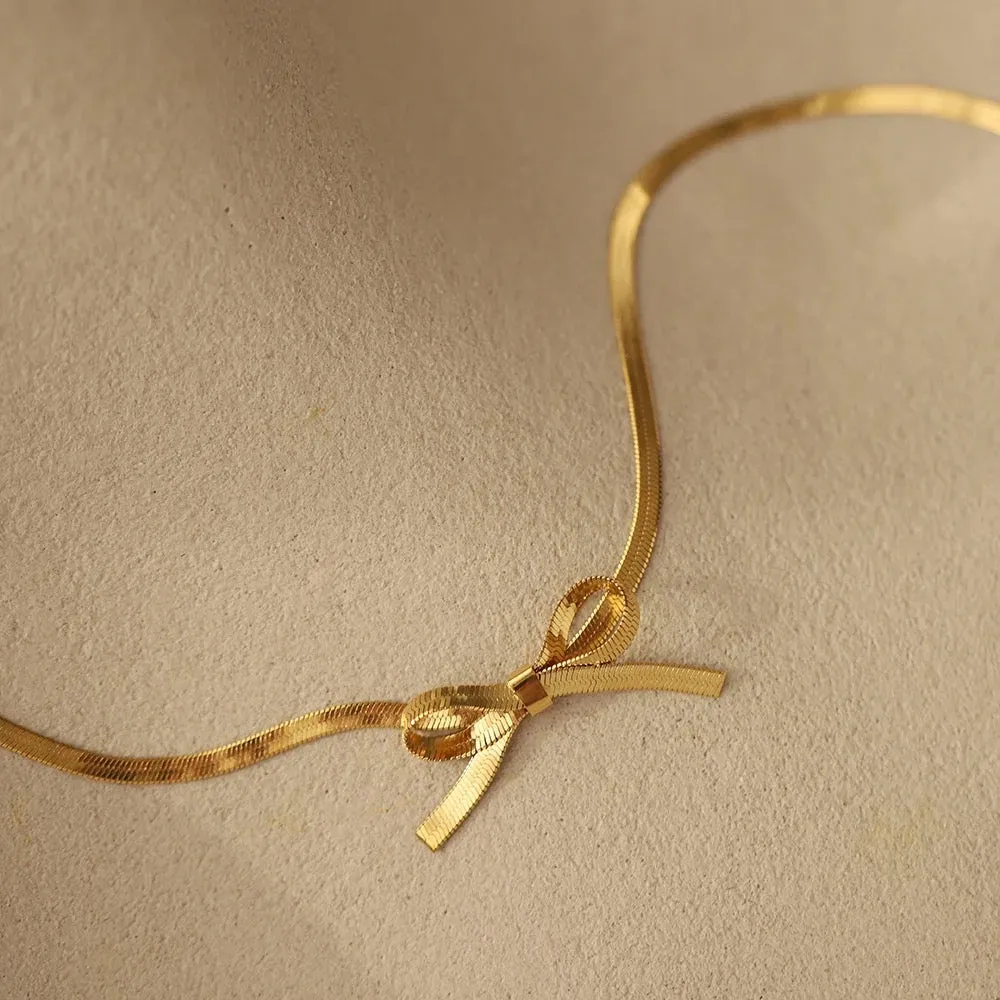 Bow Tie Flat Chain