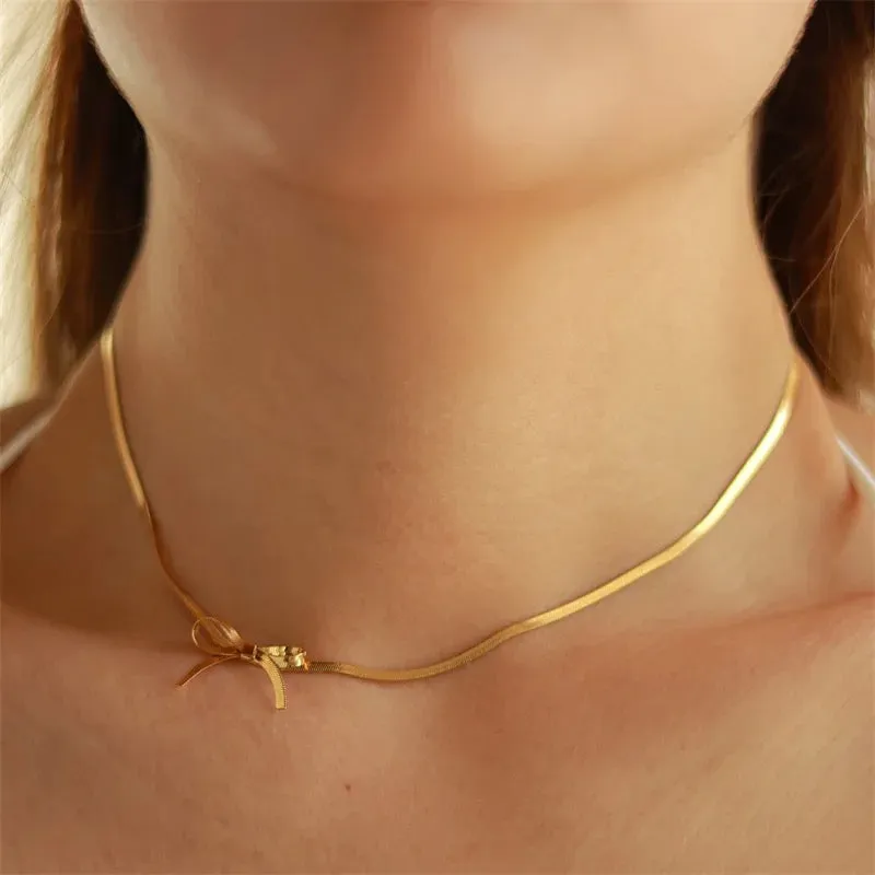 Bow Tie Flat Chain