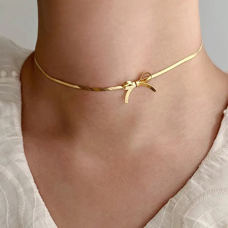 Bow Tie Flat Chain