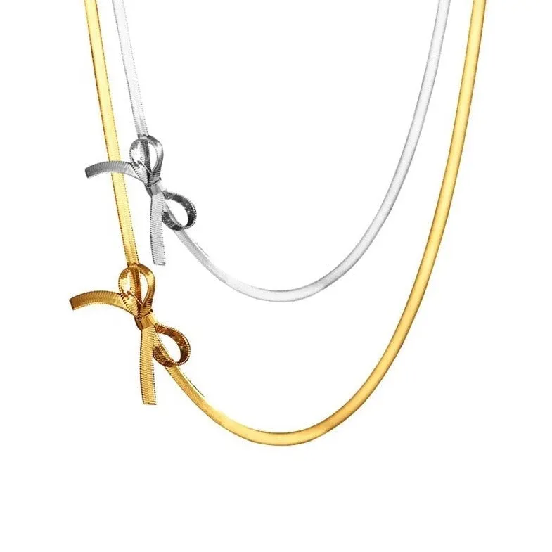 Bow Tie Flat Chain
