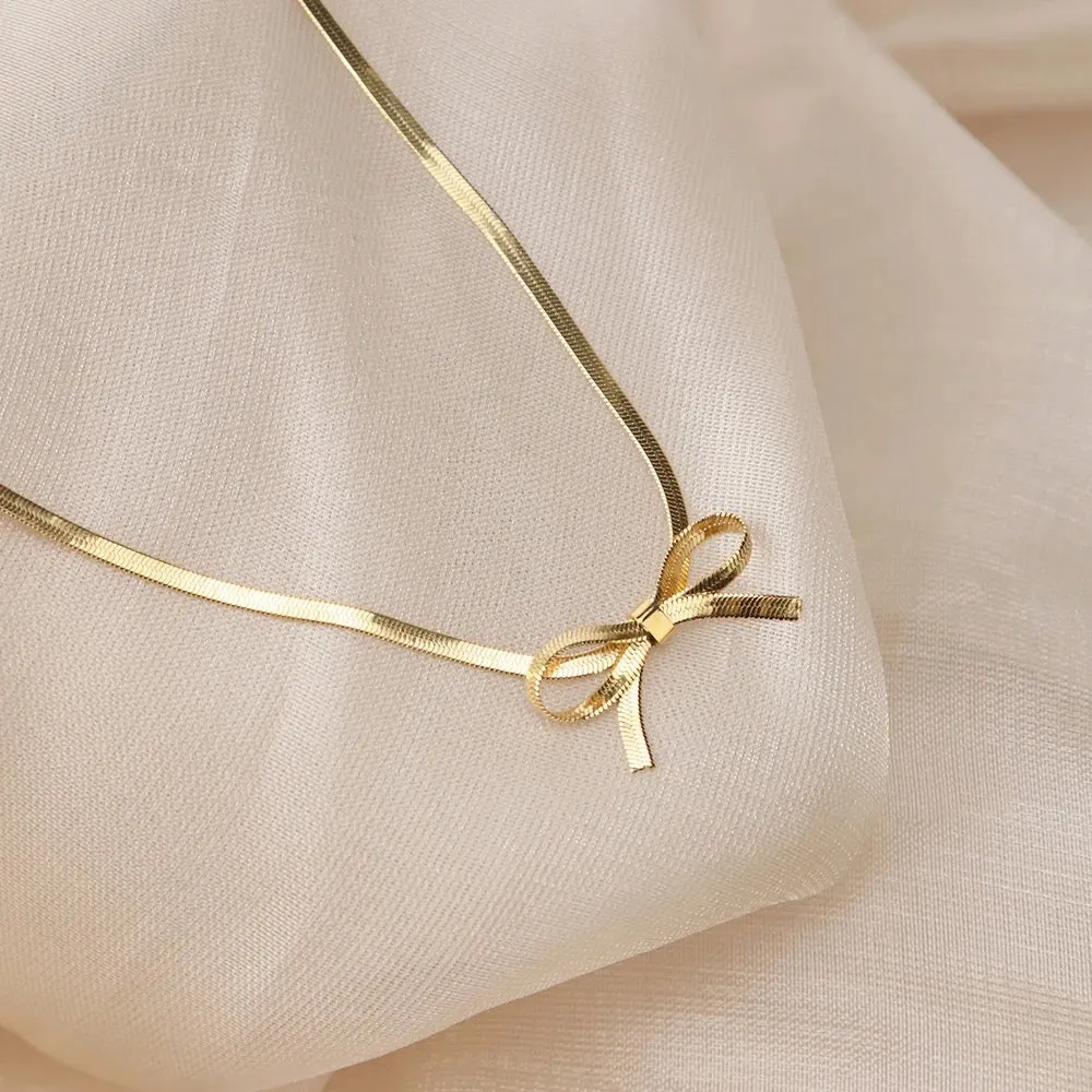 Bow Tie Flat Chain