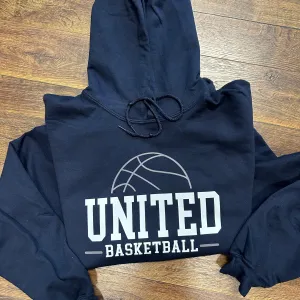 Custom Basketball Team Mascot Hooded Sweatshirt