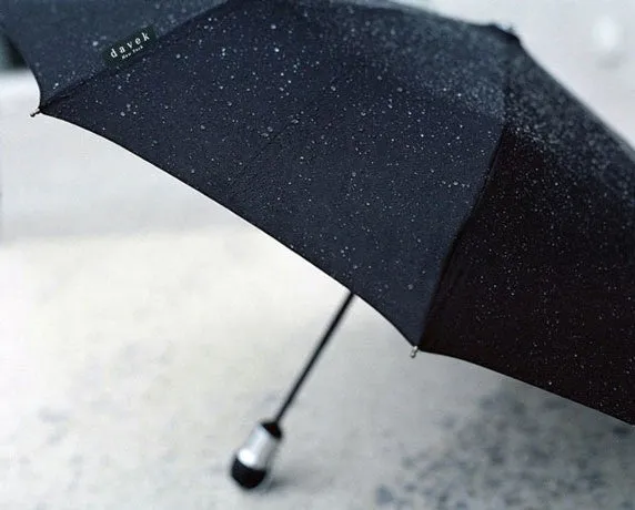 Davek Solo Umbrella - Black & Sport Yellow