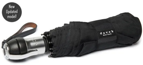 Davek Solo Umbrella - Black & Sport Yellow
