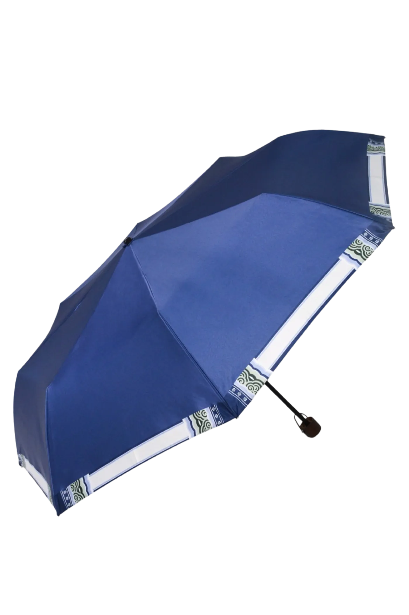 Folding Umbrella "Dancheong" - Indigo