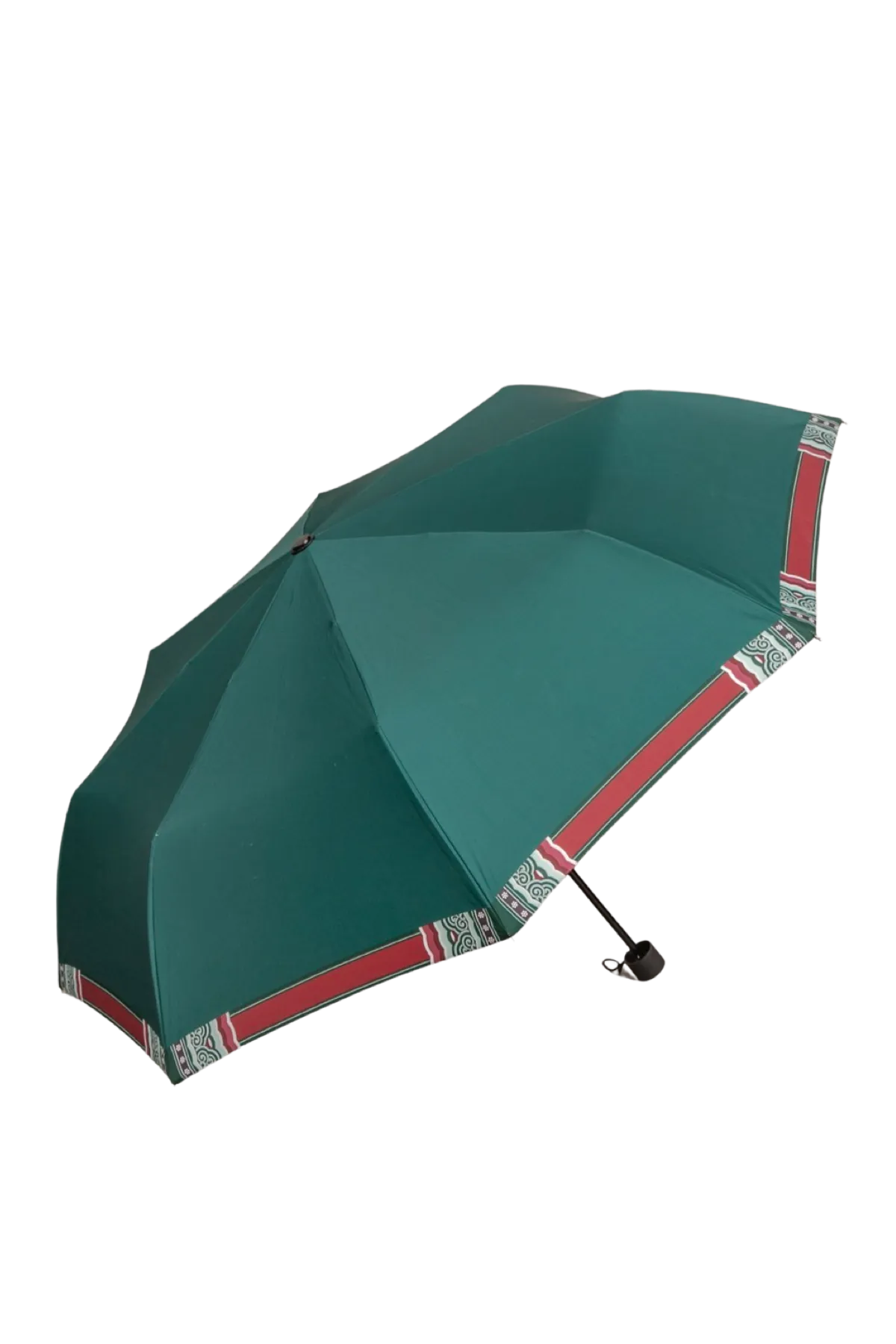 Folding Umbrella "Dancheong" - Teal Green
