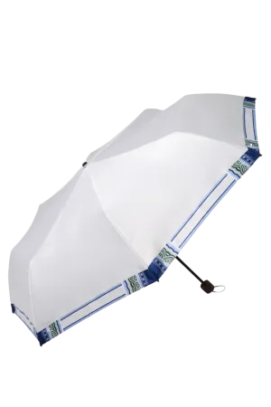 Folding Umbrella "Dancheong" - White Porcelain