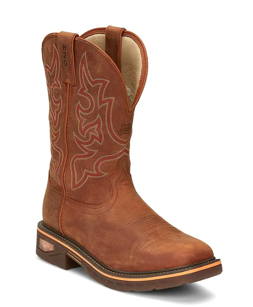 Justin Men's Resistor 11 In WP Nano CT Work