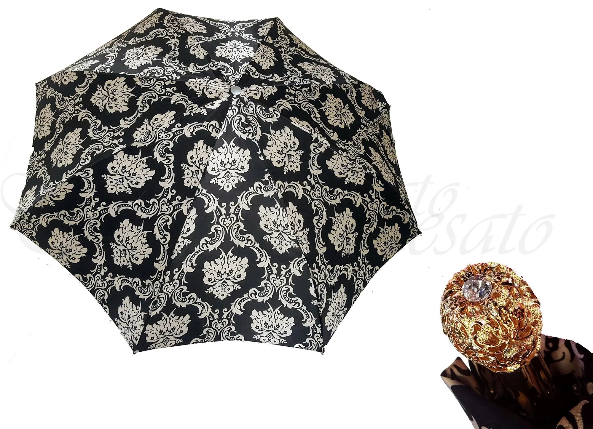 Lightweight Folding Umbrella Baroque Style