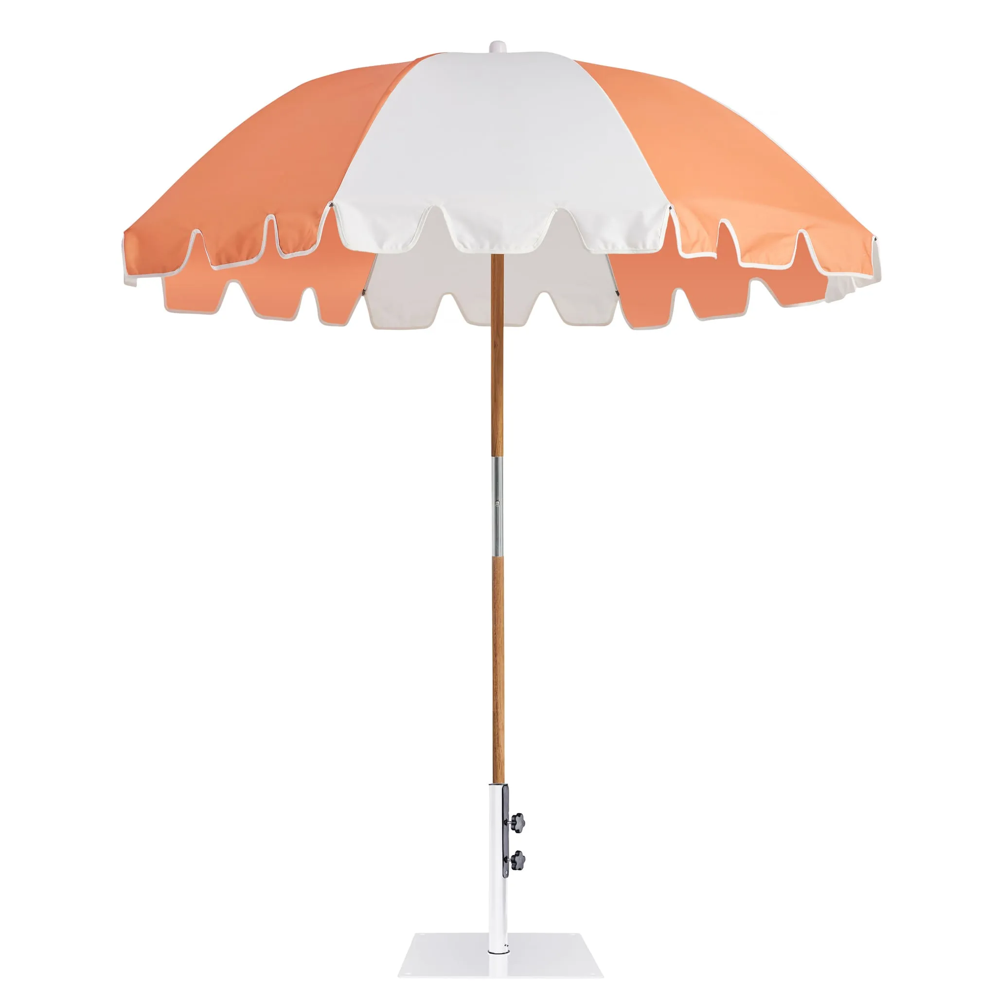 The Weekend Umbrella<br> with 14kg White Base<br> 170cm diameter canopy