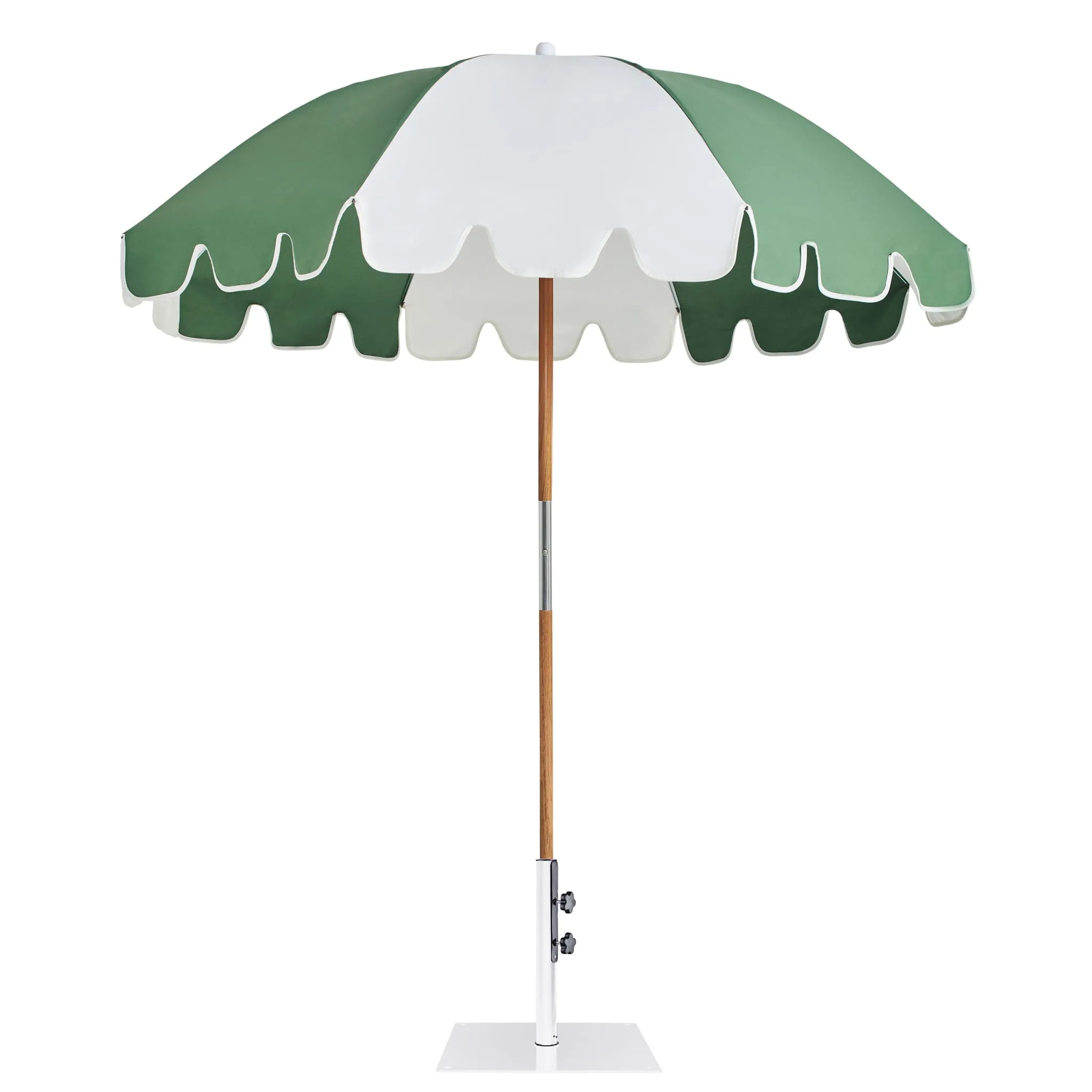 The Weekend Umbrella<br> with 14kg White Base<br> 170cm diameter canopy