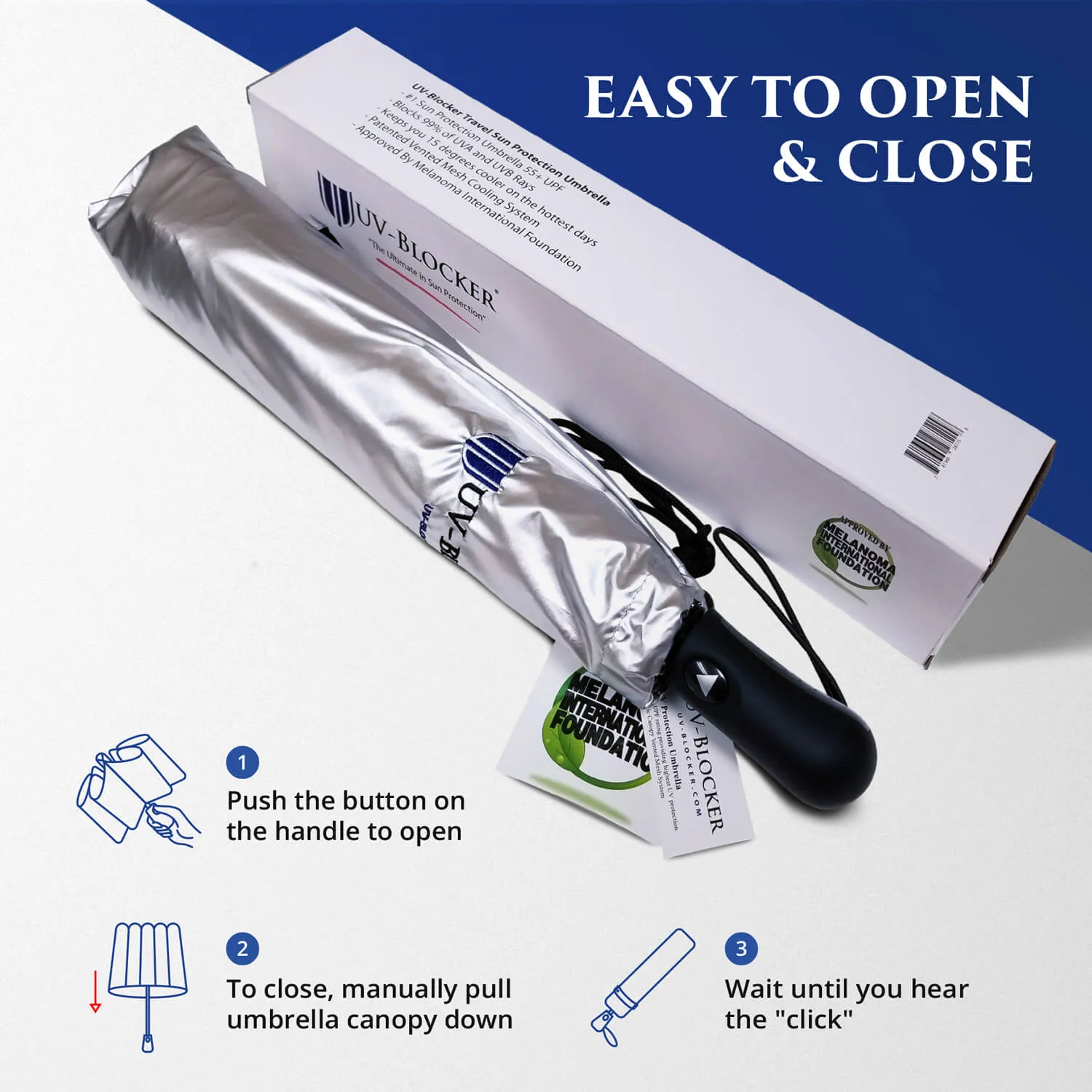 UV Protection Travel Umbrella